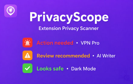 PrivacyScope banner